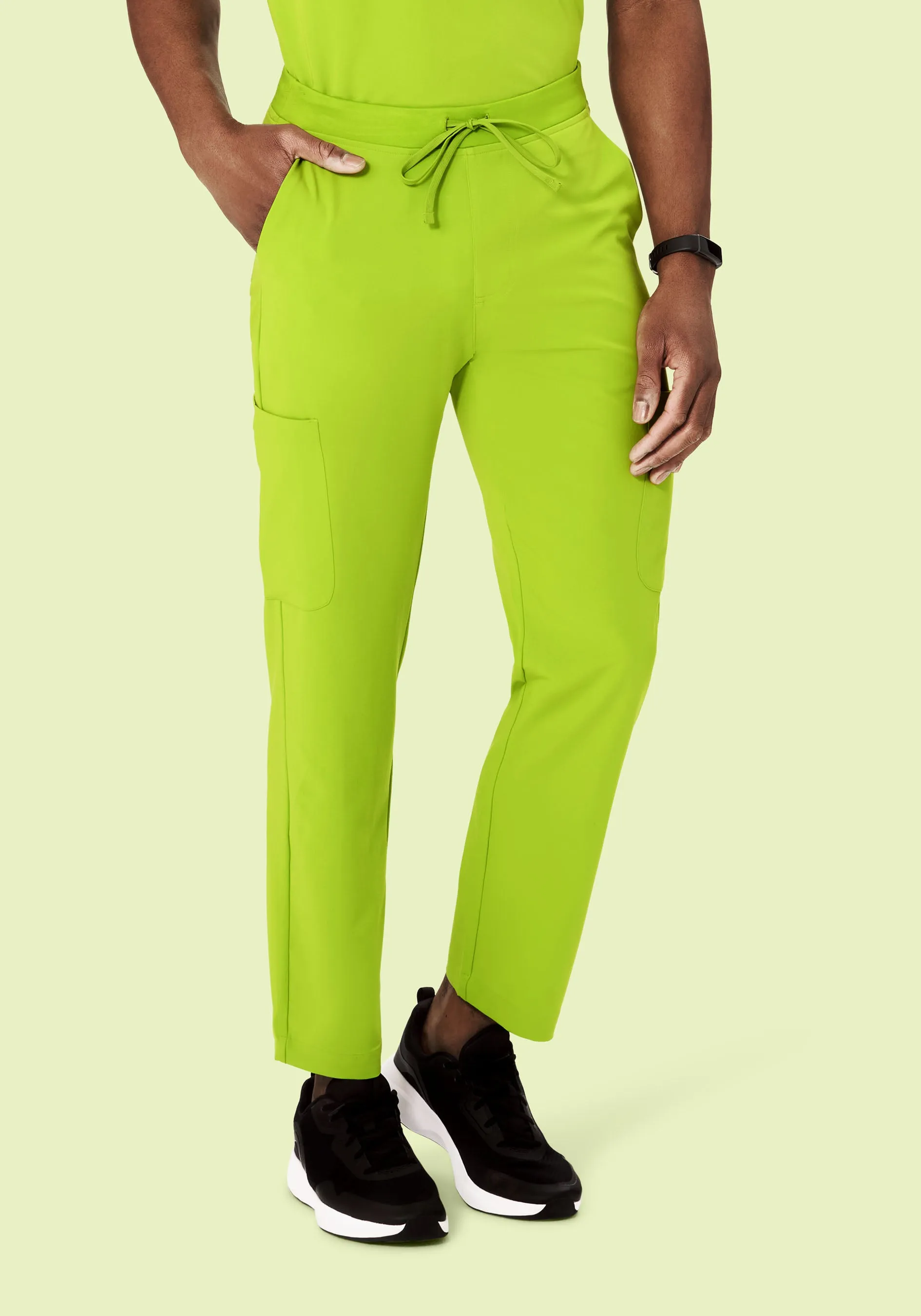 7 Pocket Cargos Apple Green