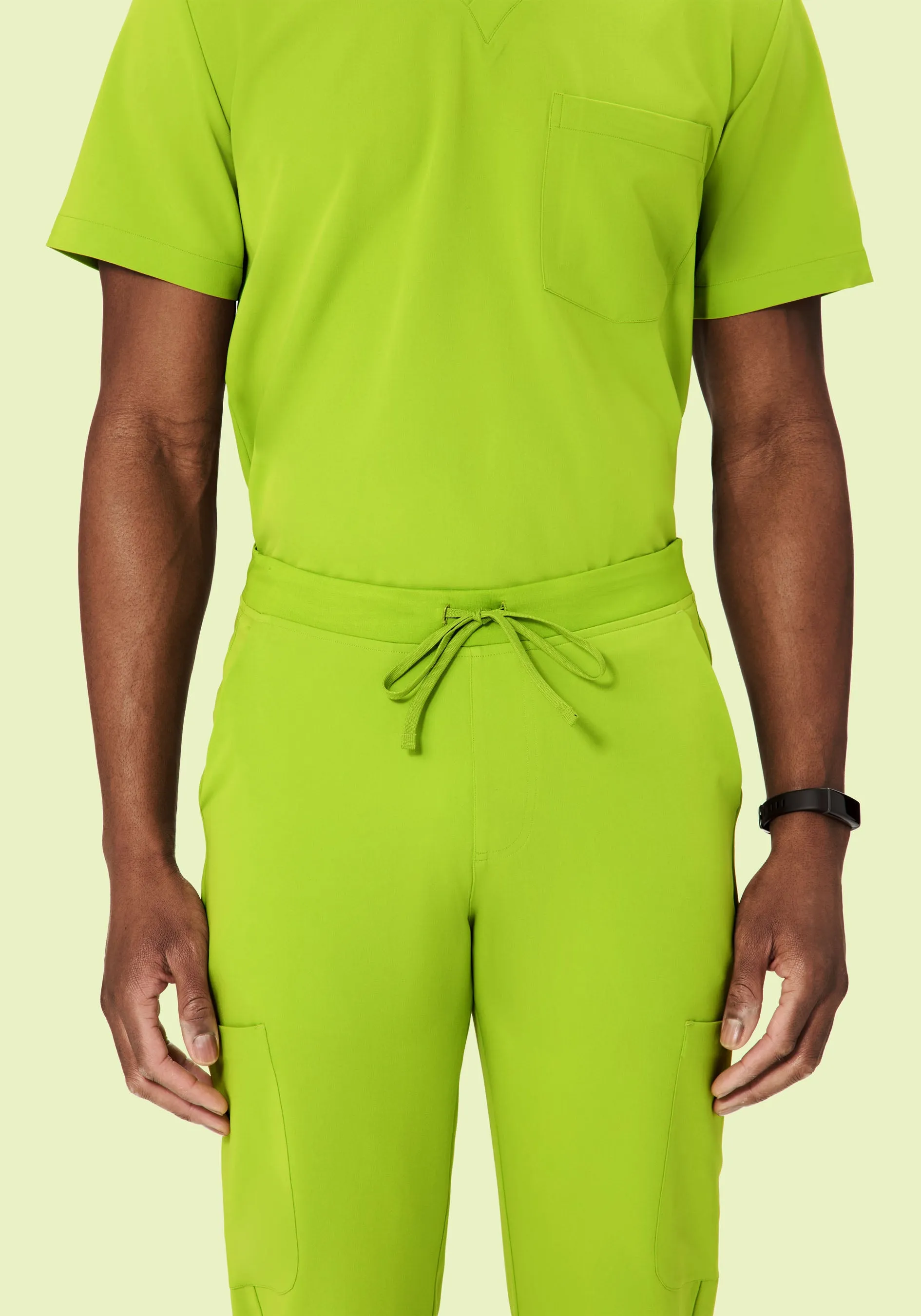 7 Pocket Cargos Apple Green