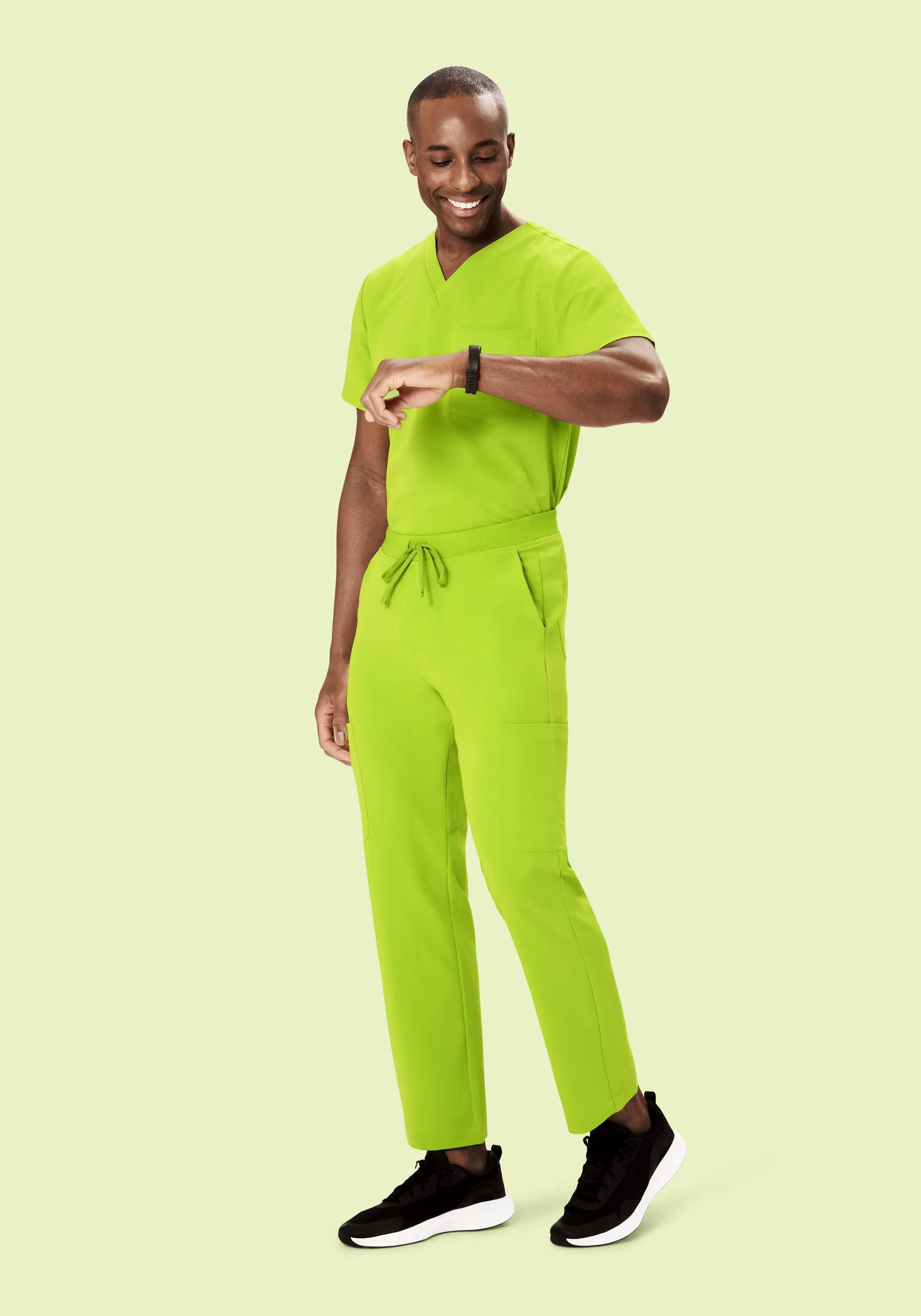 7 Pocket Cargos Apple Green