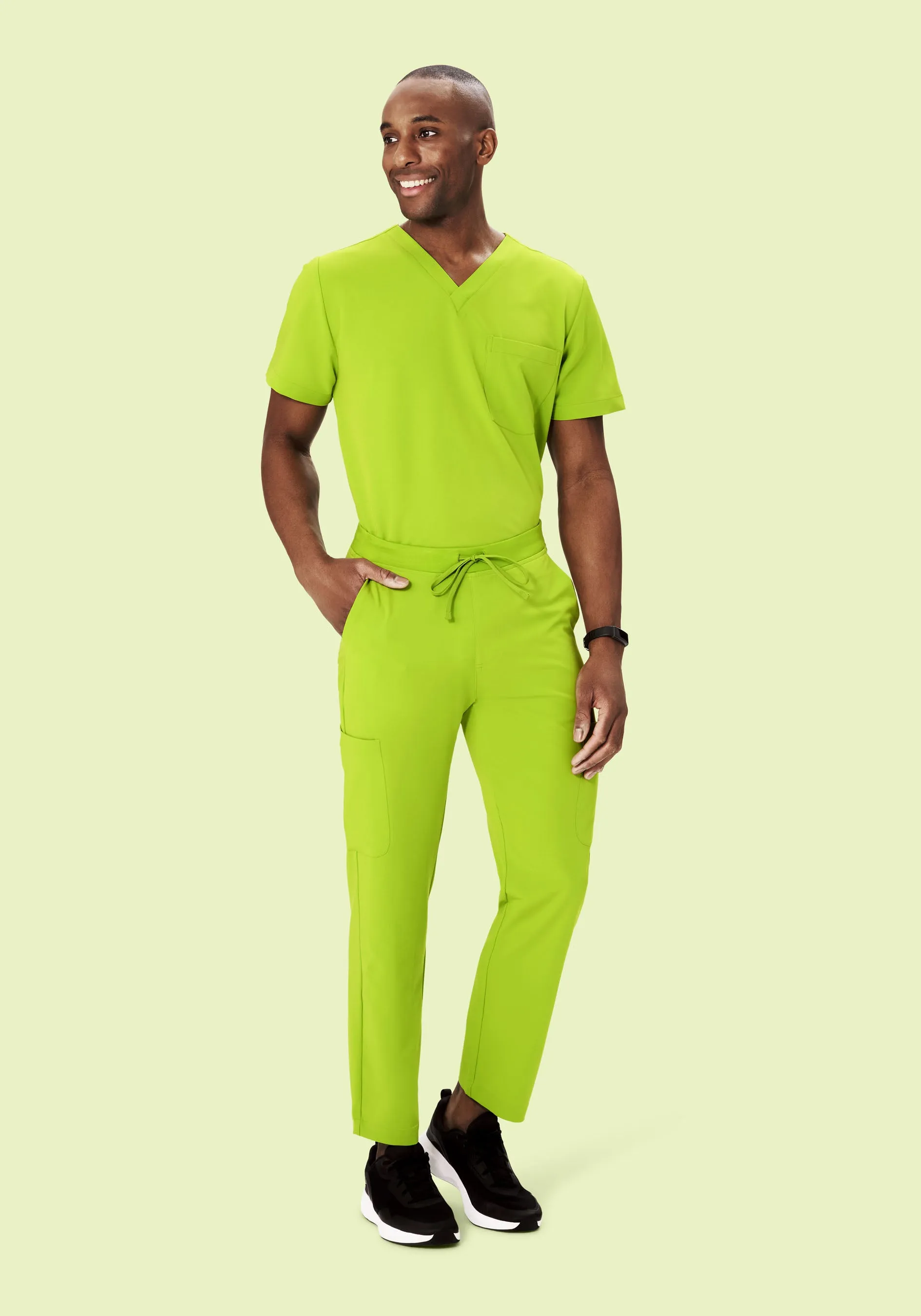 7 Pocket Cargos Apple Green