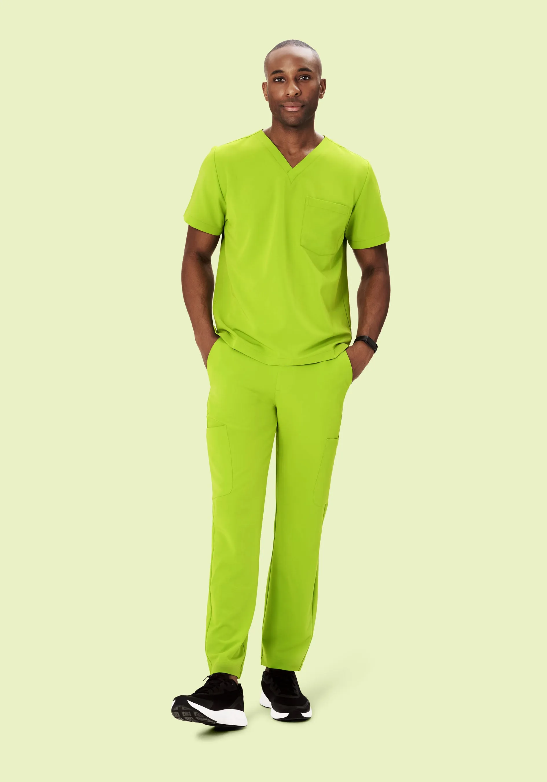 7 Pocket Cargos Apple Green