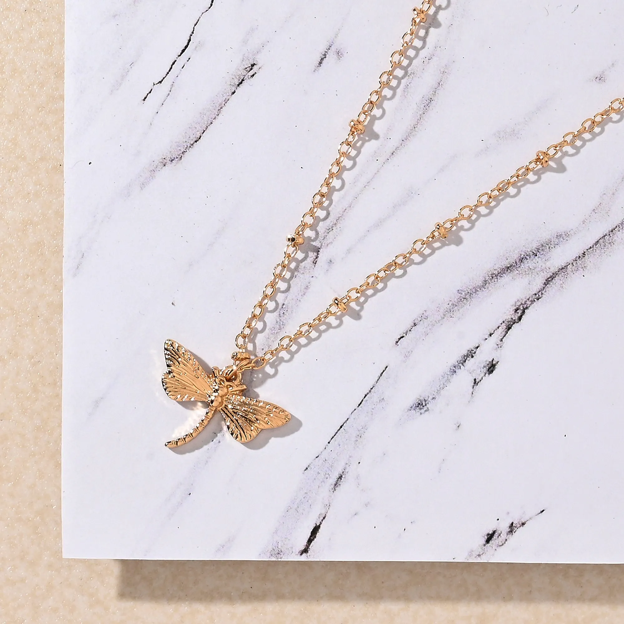 Accessorize London Women's Dragonfly Pendant Necklace