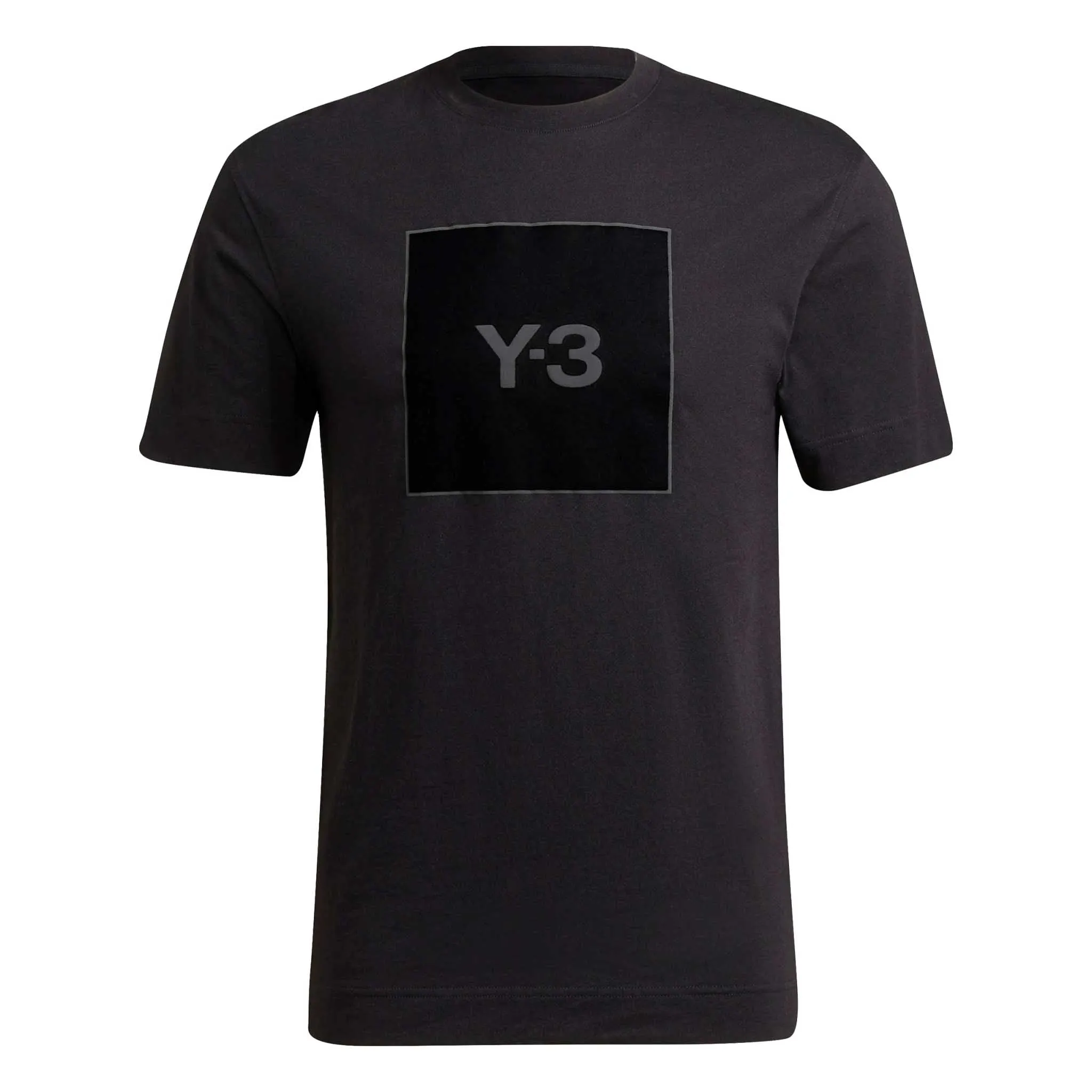 ADIDAS Y-3 Square Label Graphic SS tee Black