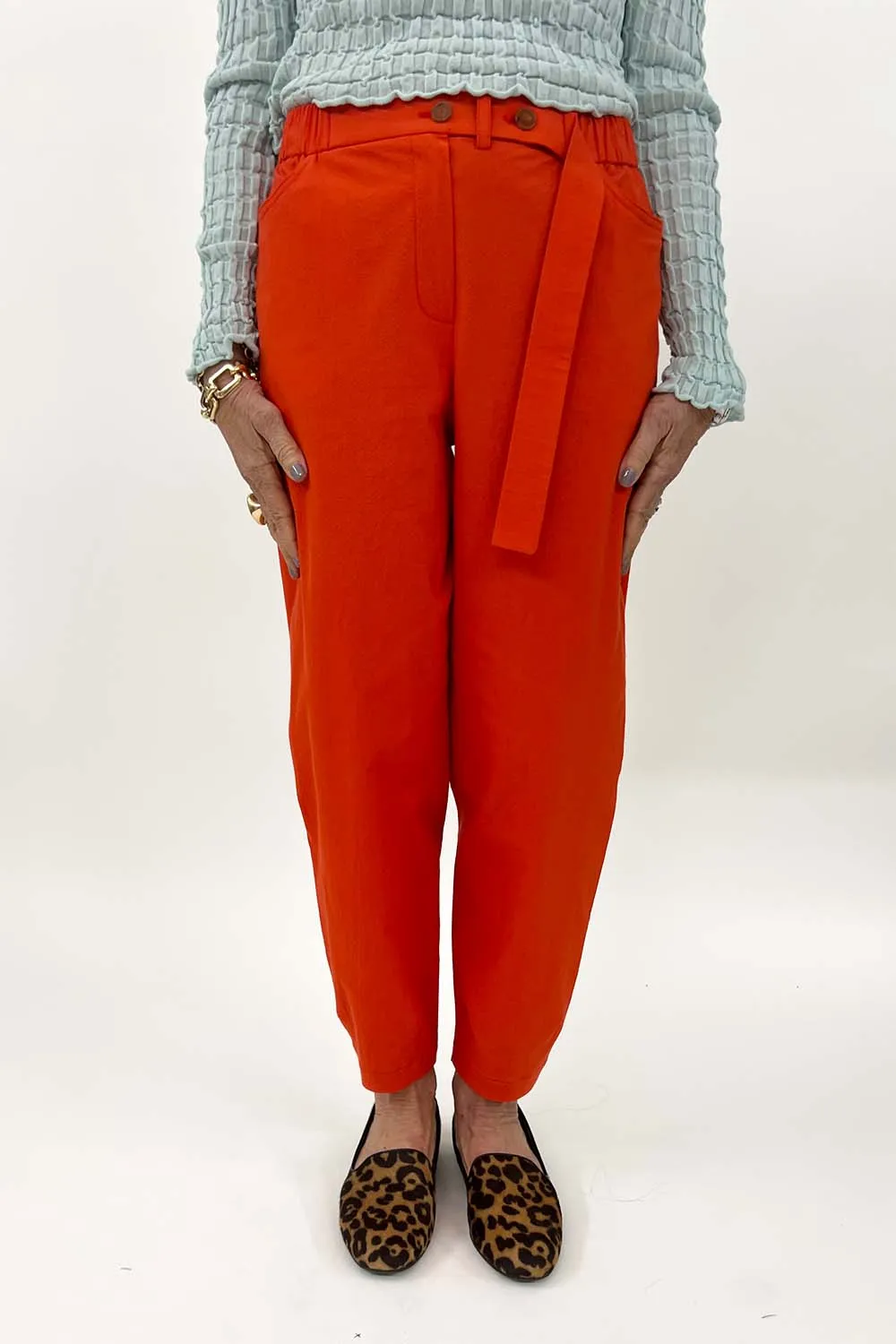 Alysi - Two Button Trouser: Papavero