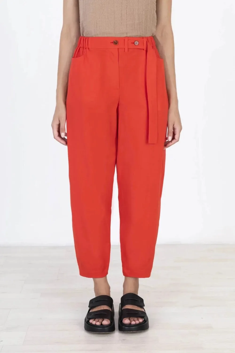 Alysi - Two Button Trouser: Papavero