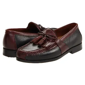 Aragon Kiltie Tassel Loafer Johnston & Murphy, black/burgundy