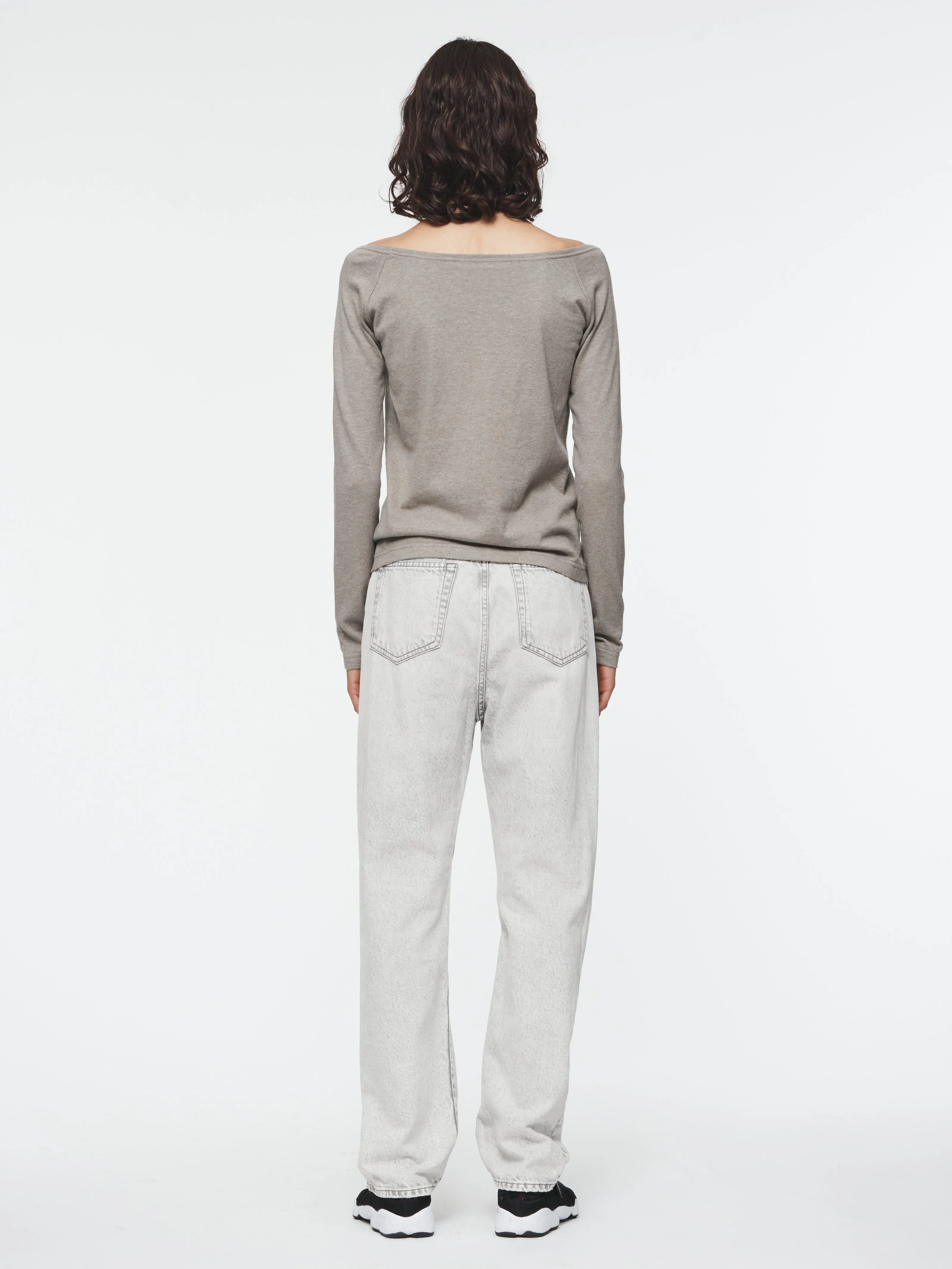 Ballet Sweater in Canvas Grey