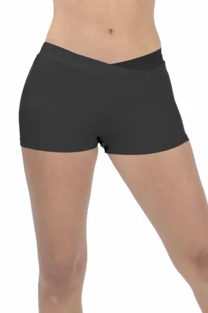 Basic Moves BM7530 Adult 1" Inseam Microfiber V-Front Hot Shorts