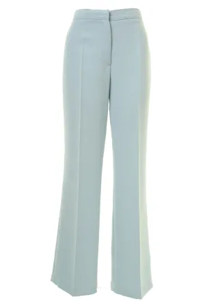 Busy Clothing Womens Smart Aqua Blue Trousers