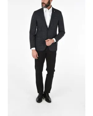 Corneliani Men's Classic Fit Blazer in Black