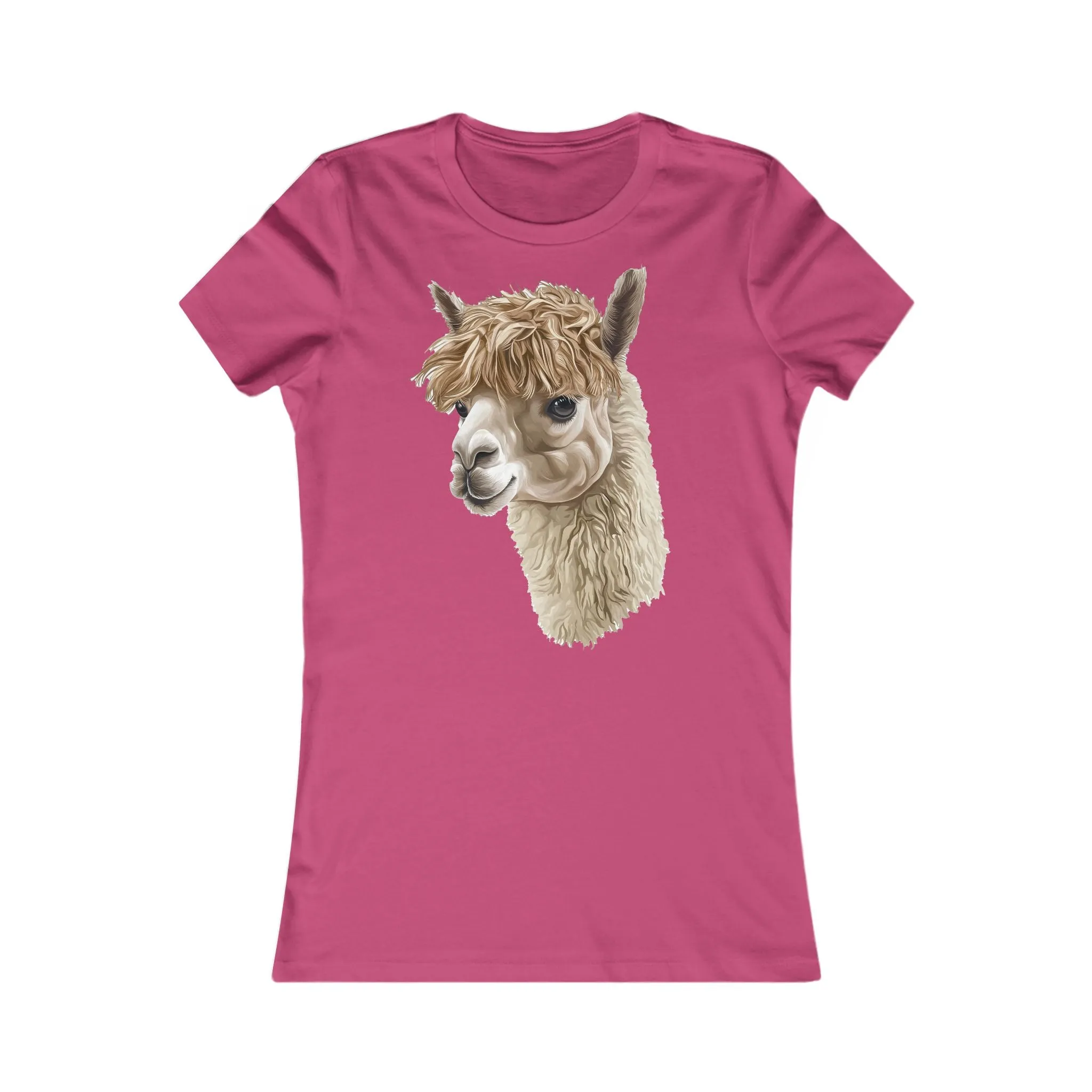 Cute Alpaca Women's Favorite Tee - Fun & Stylish Casual Shirt UK