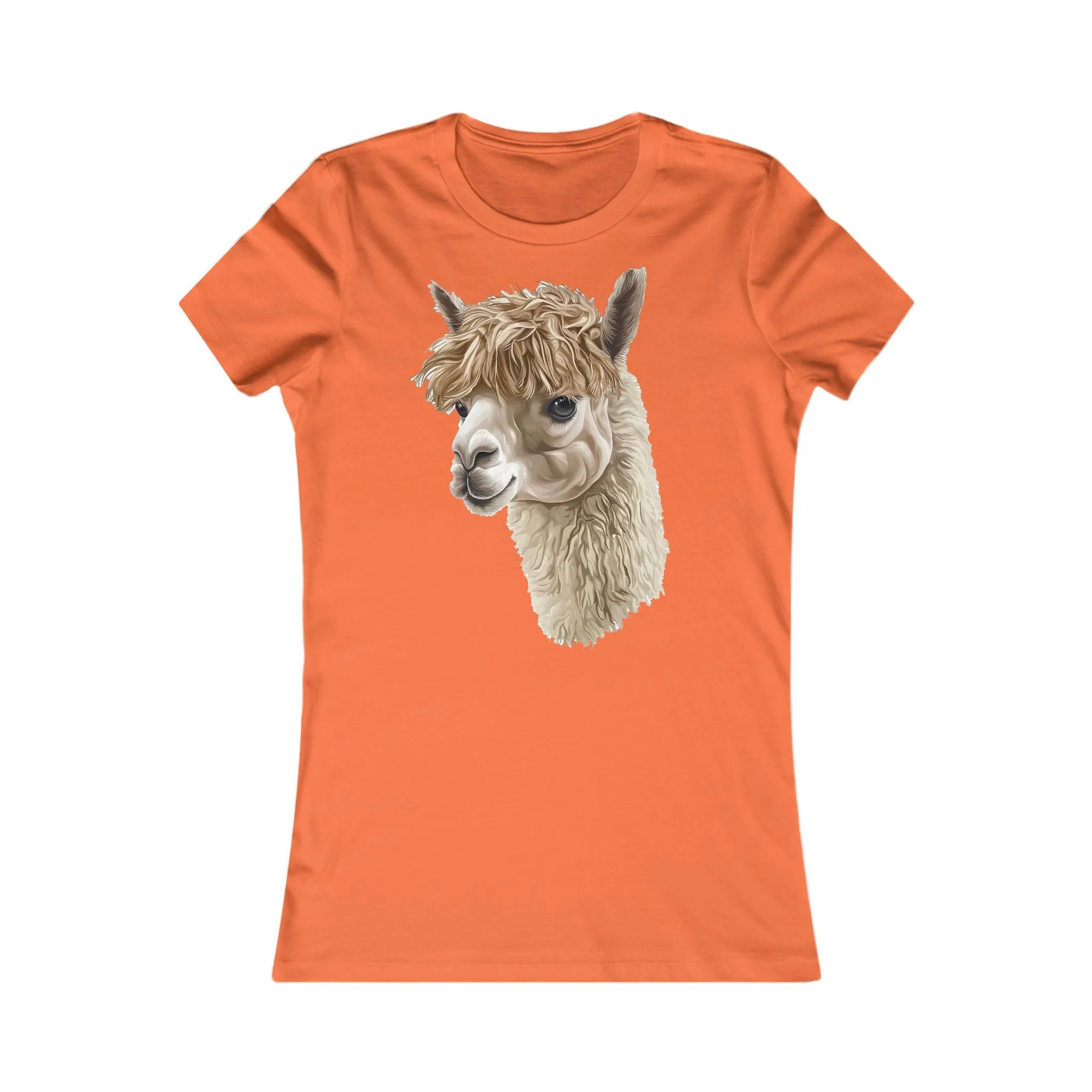 Cute Alpaca Women's Favorite Tee - Fun & Stylish Casual Shirt UK