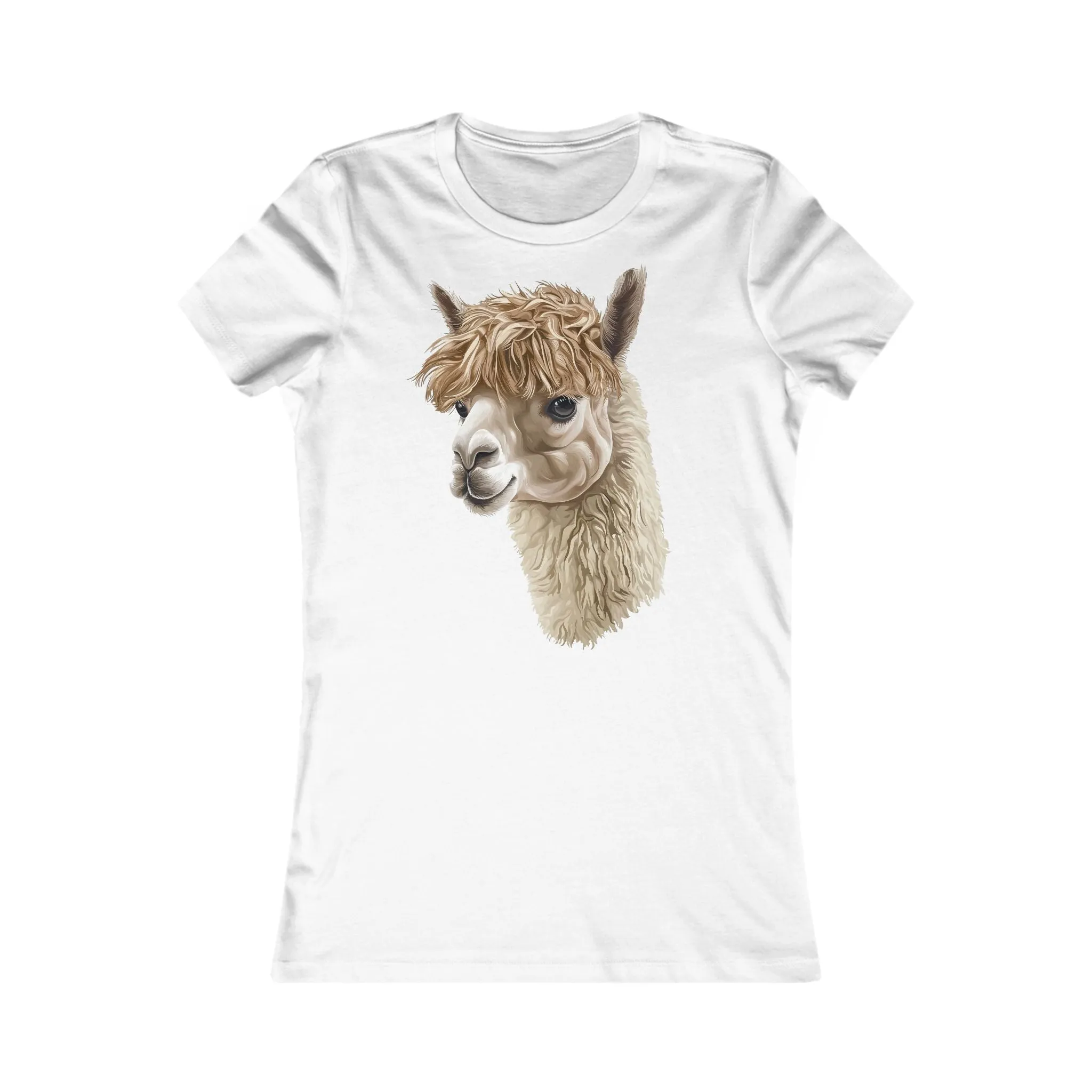 Cute Alpaca Women's Favorite Tee - Fun & Stylish Casual Shirt UK