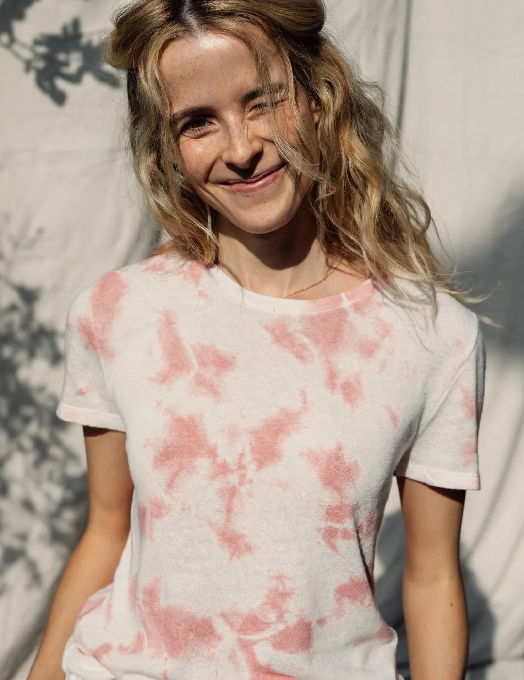 Didion Tie Dye Tee in Pink Tie Dye