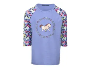 Dublin Tessa Raglan 3/4 Printed Tee