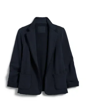 Frank & Eileen - Dublin Knit Blazer in British Royal Navy