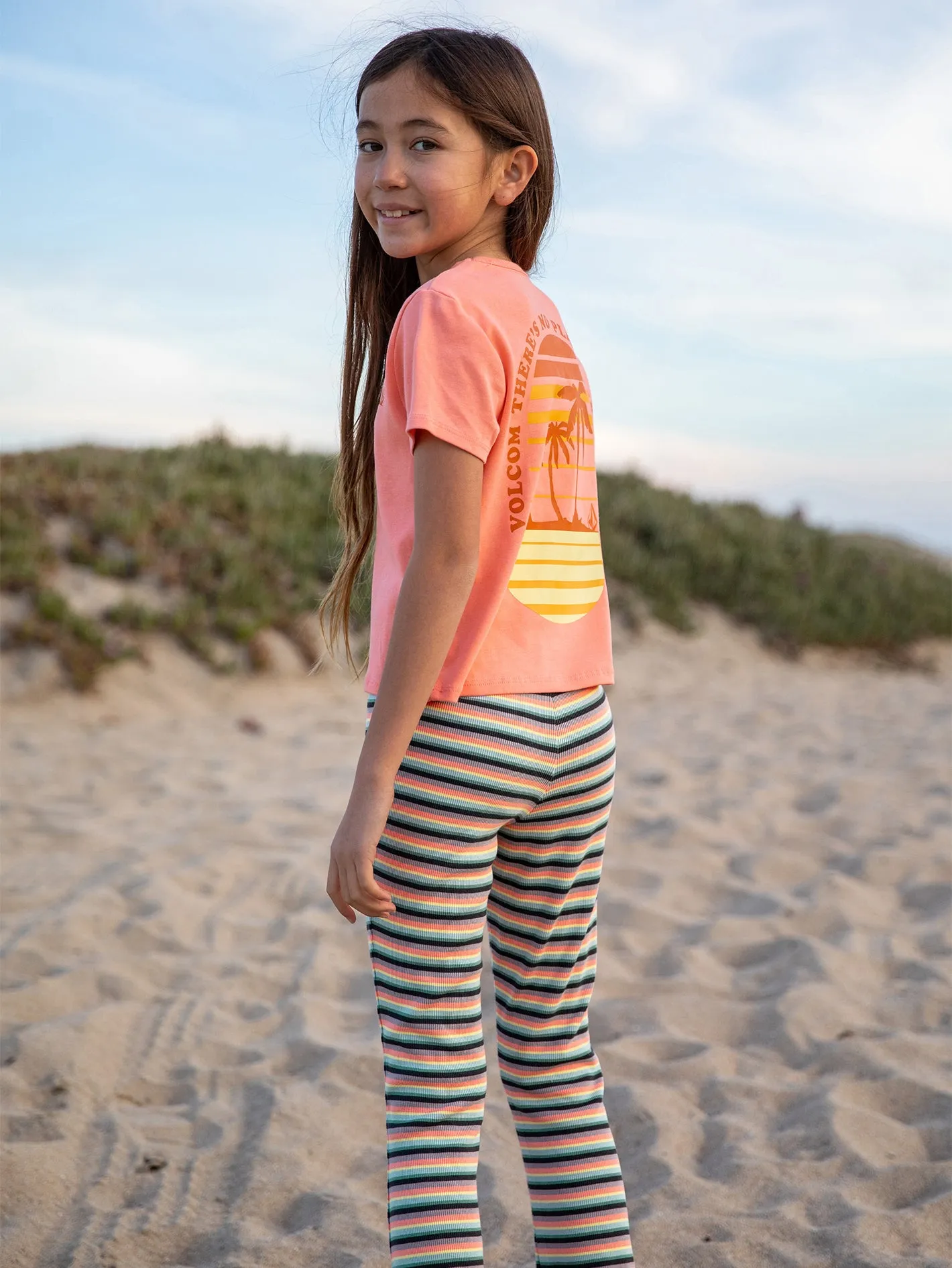 Girls Lived in Lounge Knit Pants - Reef Pink