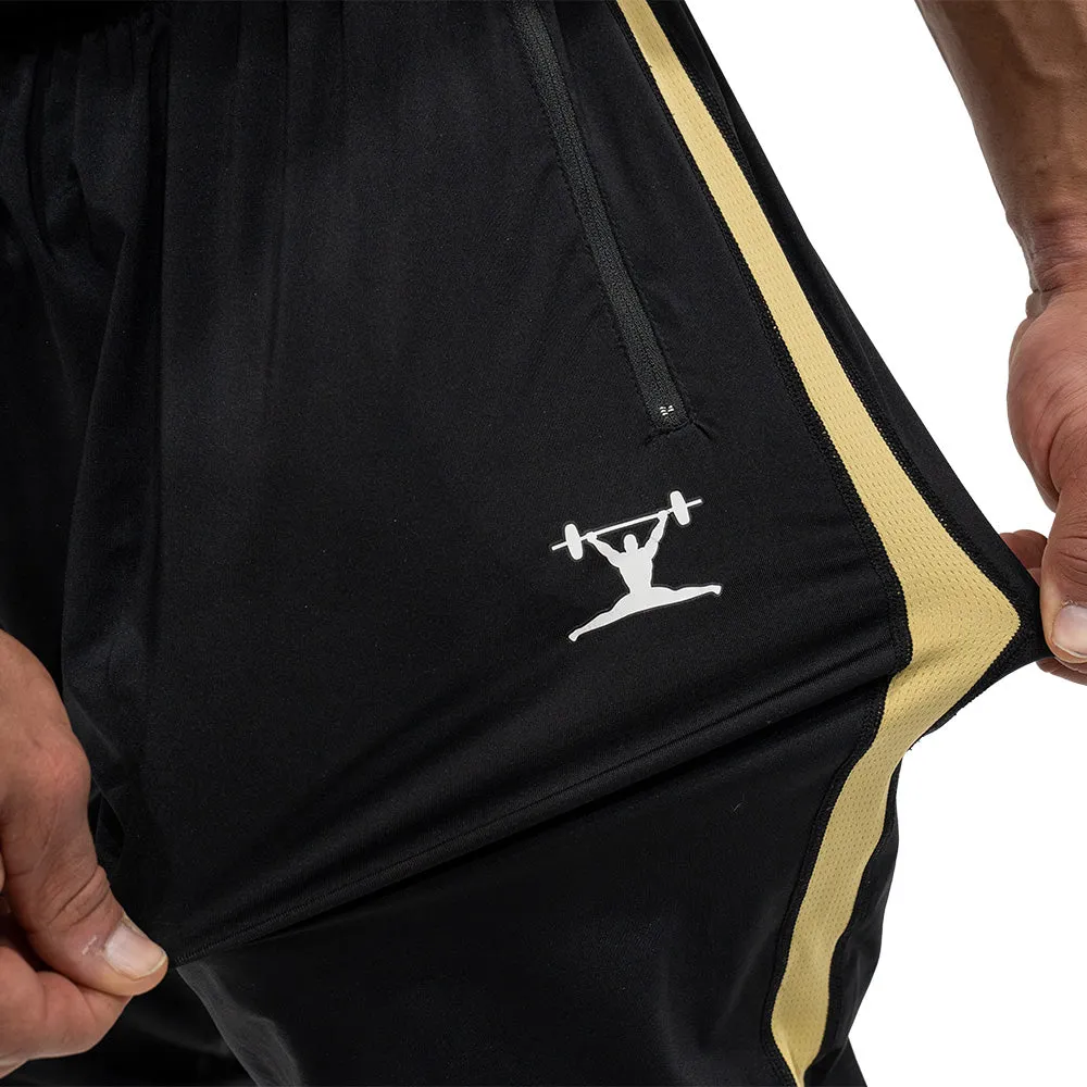 Jujimufu Stretchy Pants - Black w/ Gold