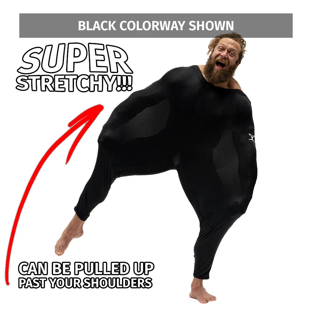 Jujimufu Stretchy Pants - Black w/ Red