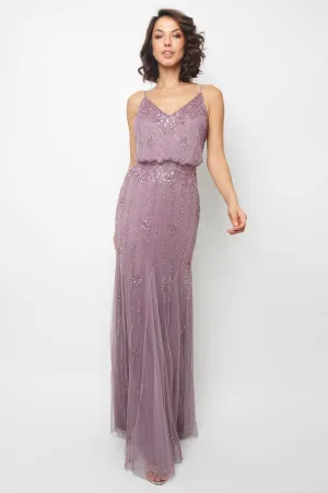 Keeva Purple Bridesmaid Dress