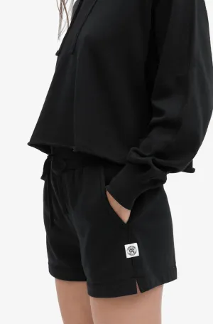 Lightweight Terry Sweatshort - Black