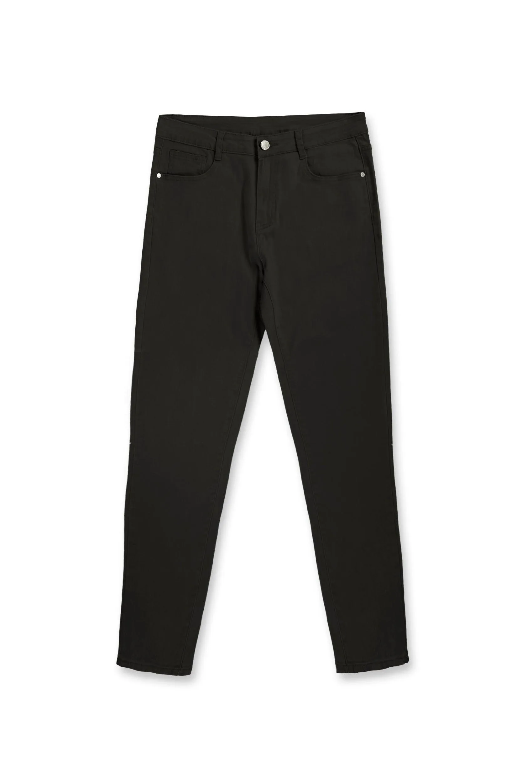 Men's Fitted Stretchy Pants - Black