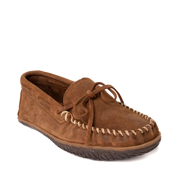 Minnetonka Tie Tread Men's Moccasins, Brown