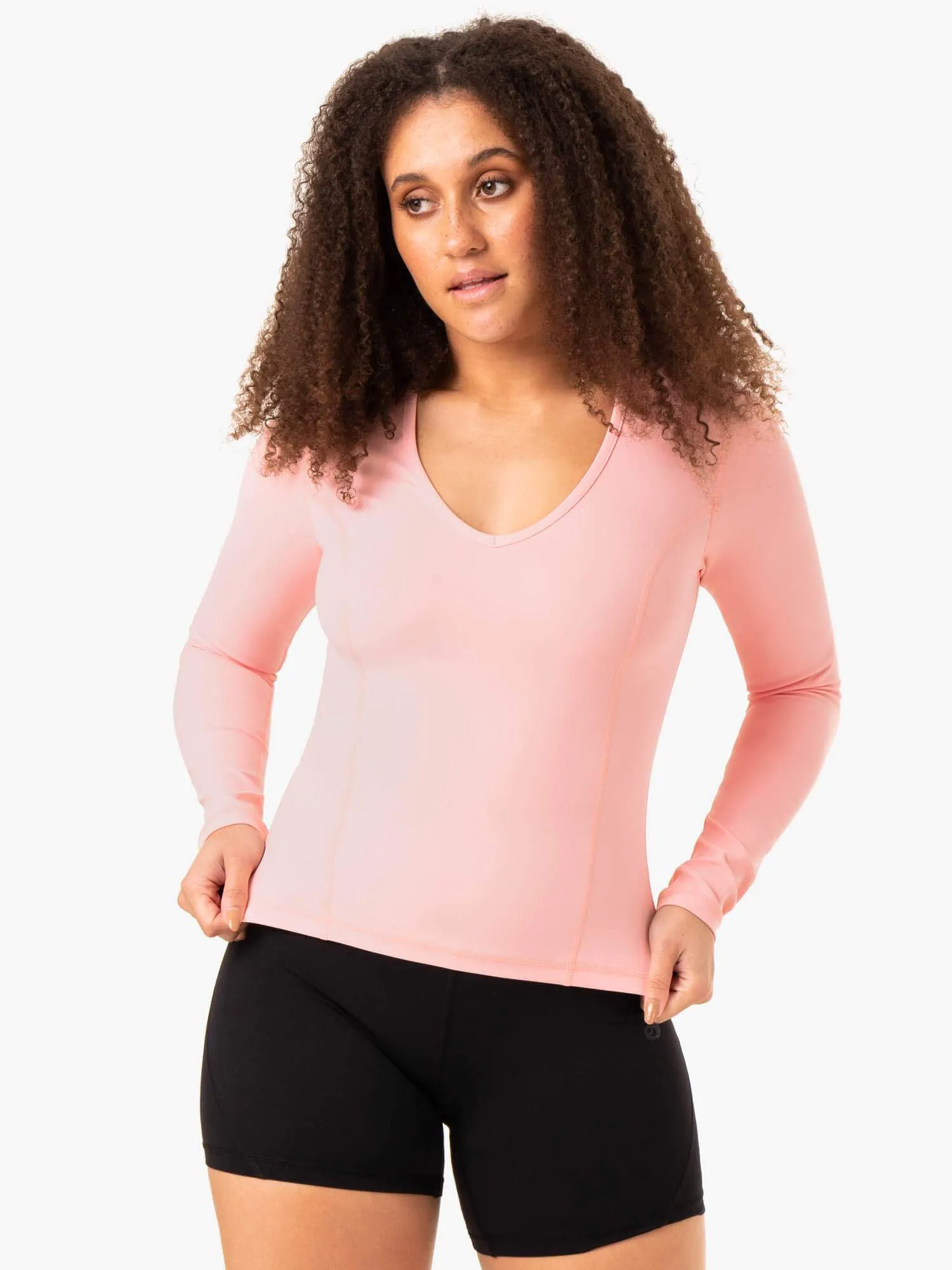 NKD Align Long Sleeve Training Top - Pink