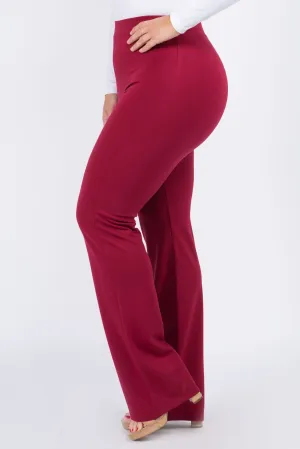 Plus Size Women's High-Rise Flare Bootcut Pants