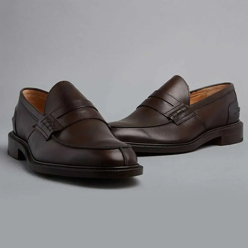 Tricker's James Penny Loafers - Mens Shoes - Espresso